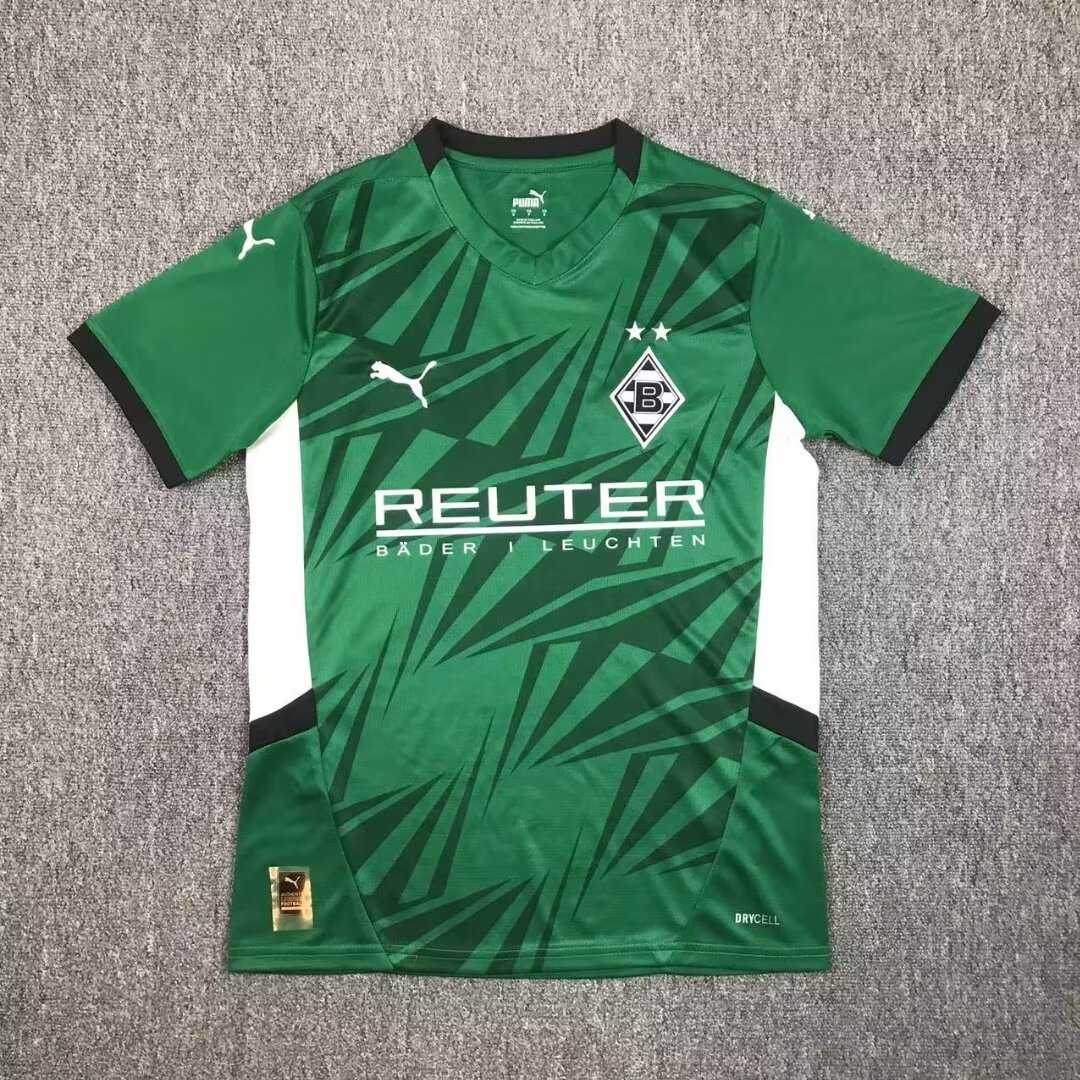 AAA Quality Monchengladbach 24/25 Away Green Soccer Jersey